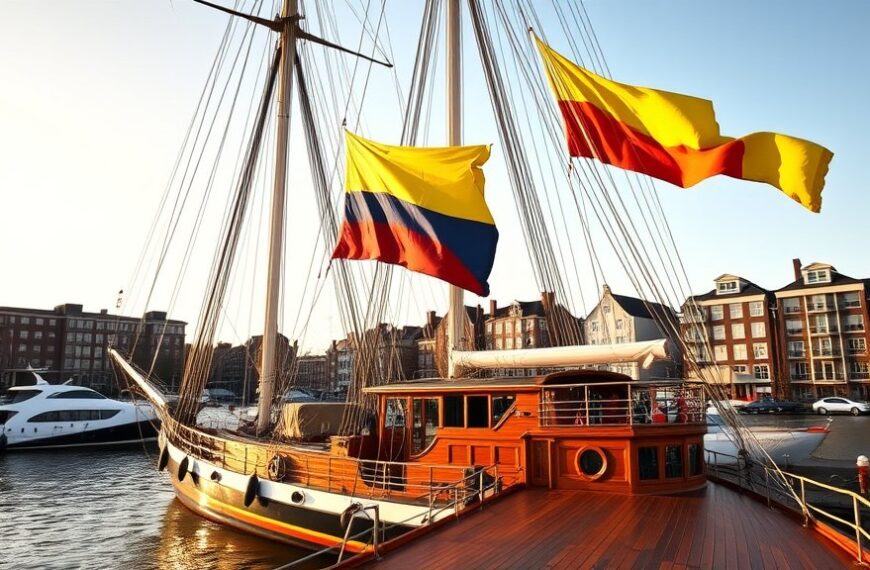 Colombiaans marineschip brengt cultuur naar Amsterdam