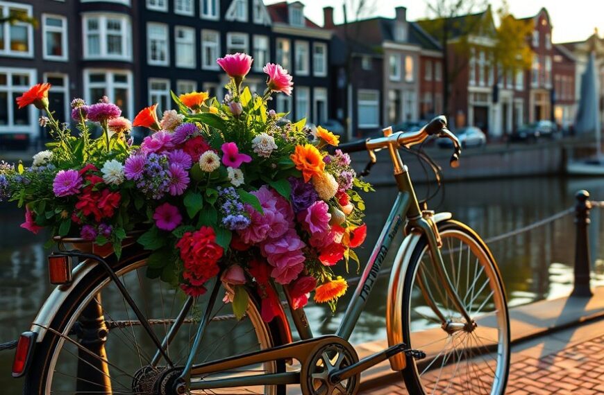 Flowerbikeman verlaat Amsterdam na 22 jaar