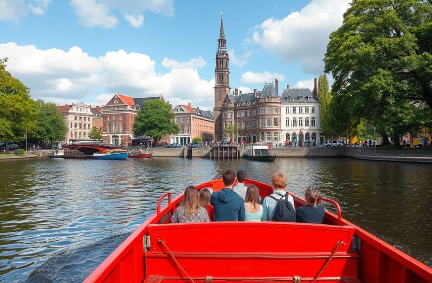 Zelf varen tijdens ov-staking in Amsterdam-Noord