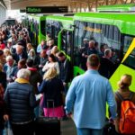 Drukte bij Flixbussen door ov-staking in Amsterdam