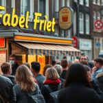 Wachtrij voor Fabel Friet drukt huizenprijzen in Amsterdam