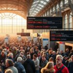 Toeristen vast in Amsterdam door staking OV