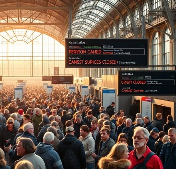 Toeristen vast in Amsterdam door staking OV