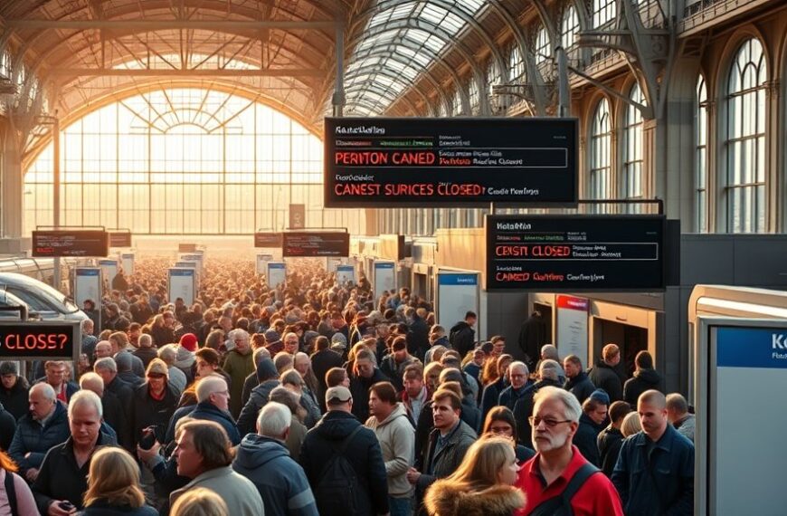 Toeristen vast in Amsterdam door staking OV