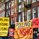 Honderden protesteren voor betaalbare huur in Amsterdam