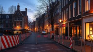 Haarlemmerdijk lange tijd afgesloten voor werkzaamheden