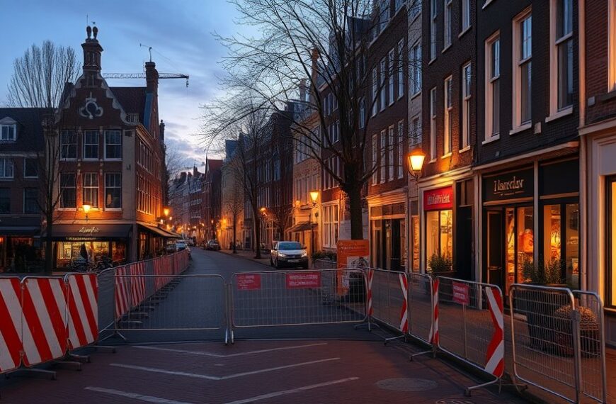 Haarlemmerdijk lange tijd afgesloten voor werkzaamheden