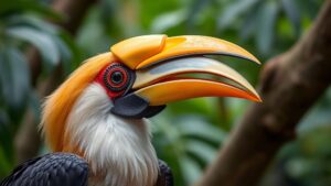 Hoornraaf in Artis krijgt innovatieve snavelprotheses