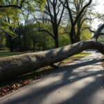 Vondelpark opnieuw getroffen door omgevallen boom