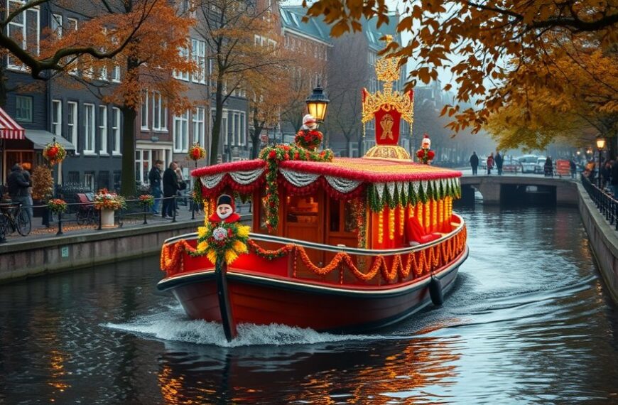 Sinterklaasintocht in Amsterdam-Oost op 15 november
