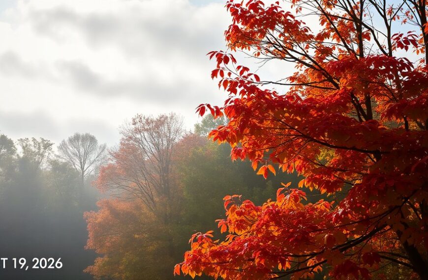 Herfstweer domineert Amsterdam op 19 oktober