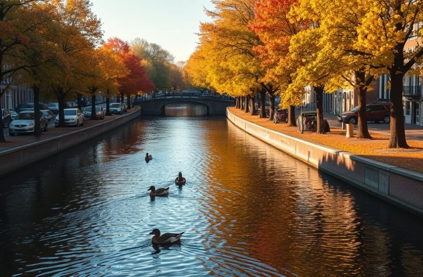 Herfstweer brengt zon en warmte naar Amsterdam