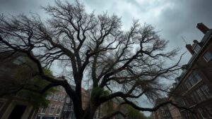 Storm Boelo zorgt voor onrust in Amsterdam