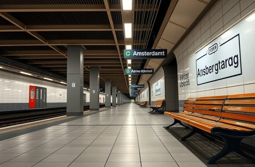 Geen metro’s meer in Amsterdam door systeemfout