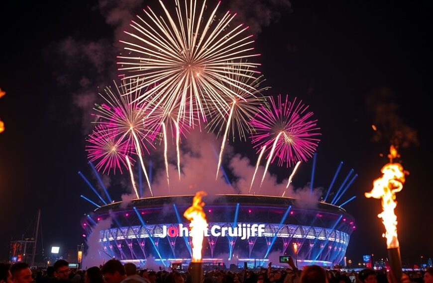 Vuurwerkfeest van F-side ter ere van jubileum