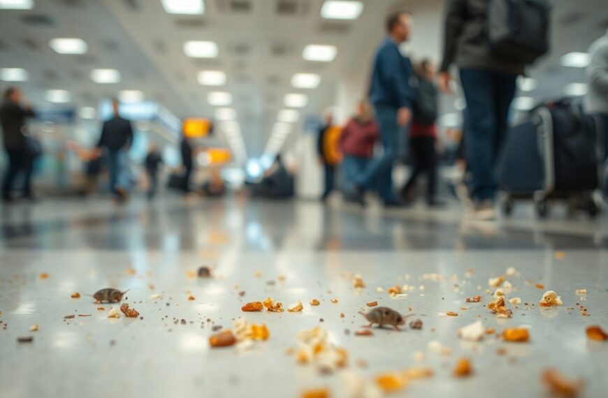 Muizenoverlast op Schiphol verontrust reizigers